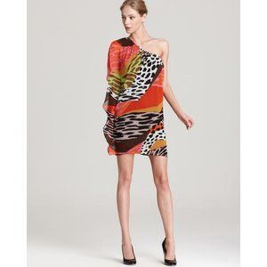 Stunning Trina Turk One Shoulder Mini Dress